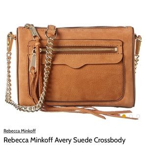 Rebecca Minkoff suede crossbody